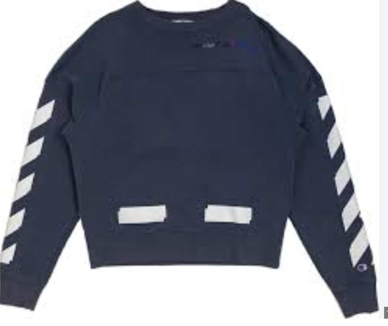 Off-White Champion Crewneck Dark Blue