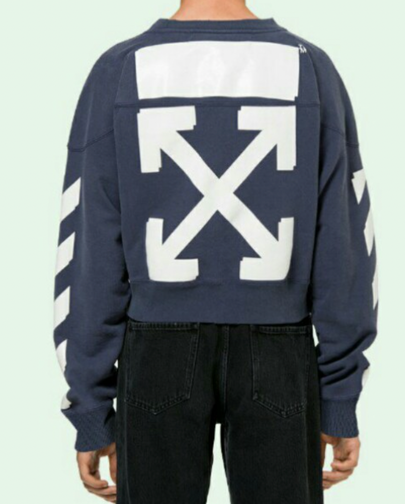 Off-White Champion Crewneck Dark Blue