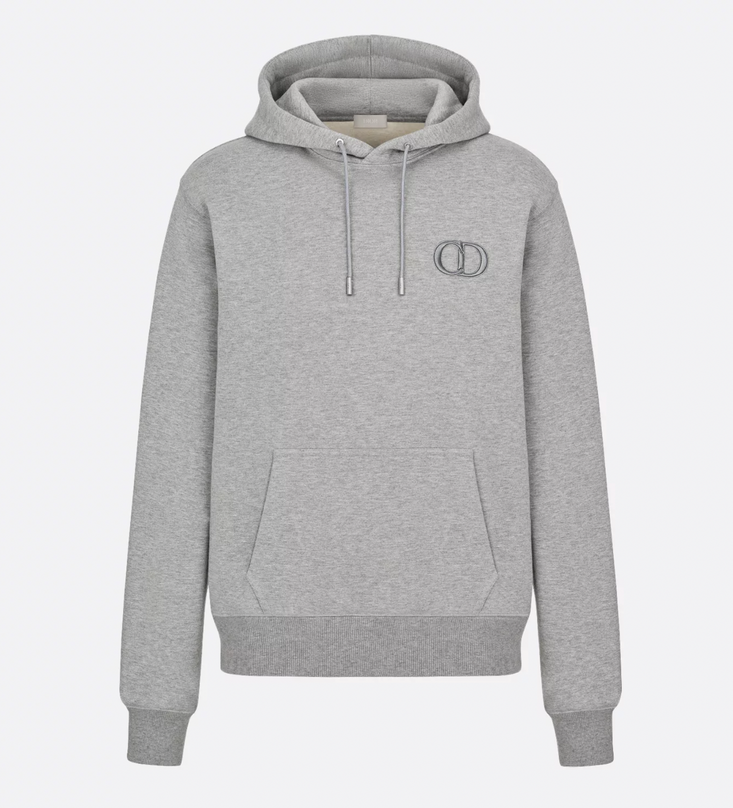 Dior CD Icon Hooded Sweatshirt Gray