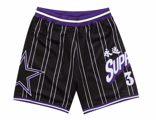 Supreme Star Basketball Short Black