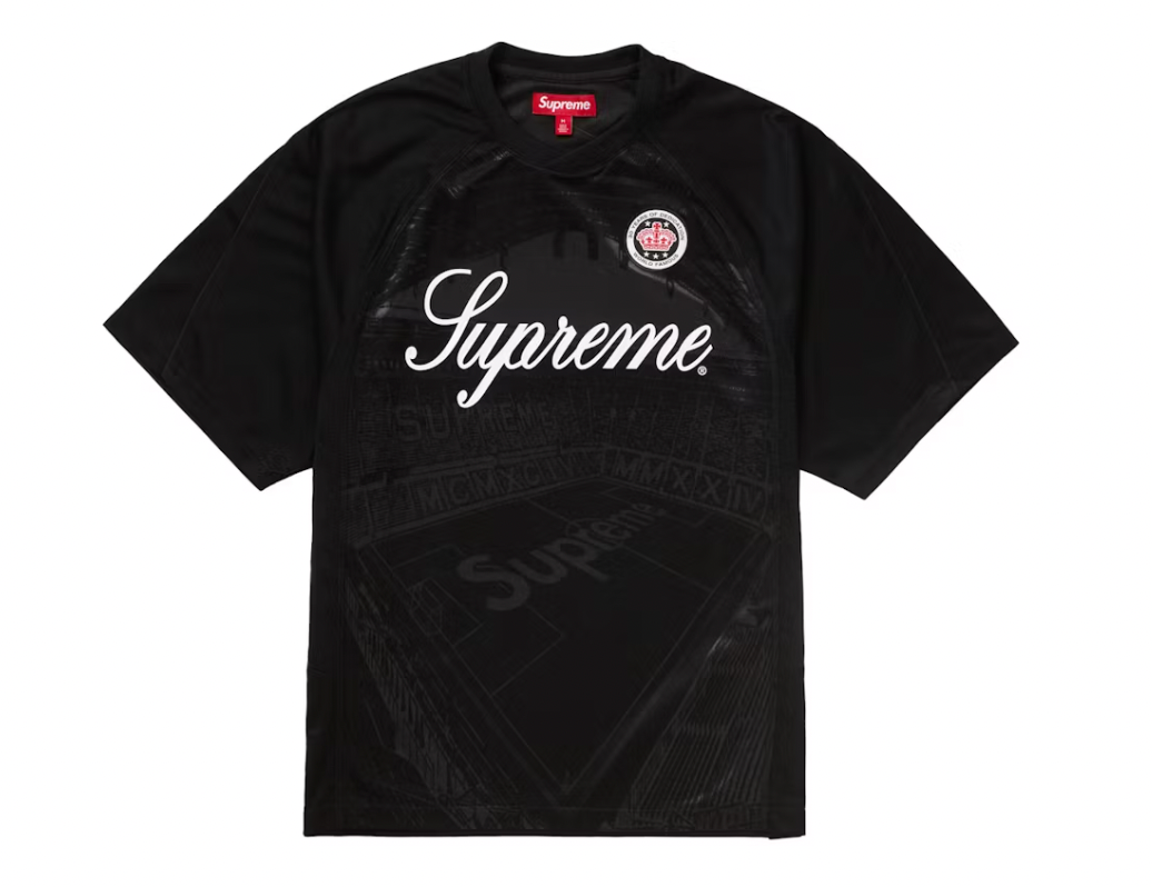 Supreme Jacquard Soccer Jersey Black