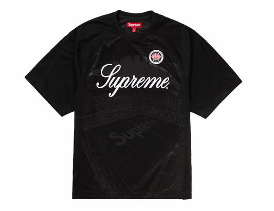 Supreme Jacquard Soccer Jersey Black