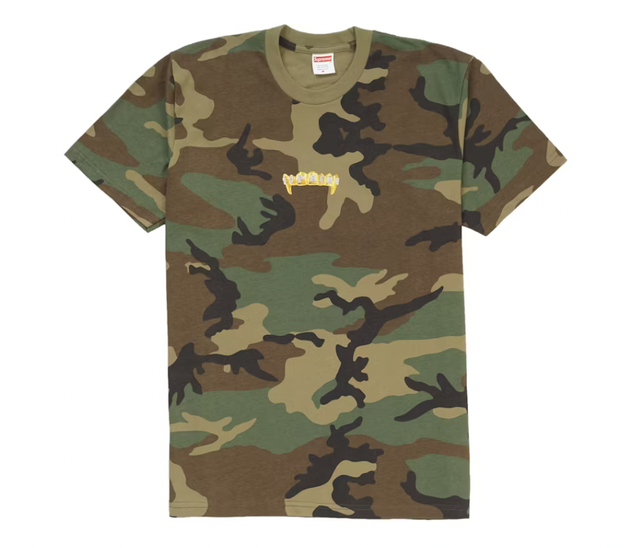 Supreme Fronts Tee Woodland Camo