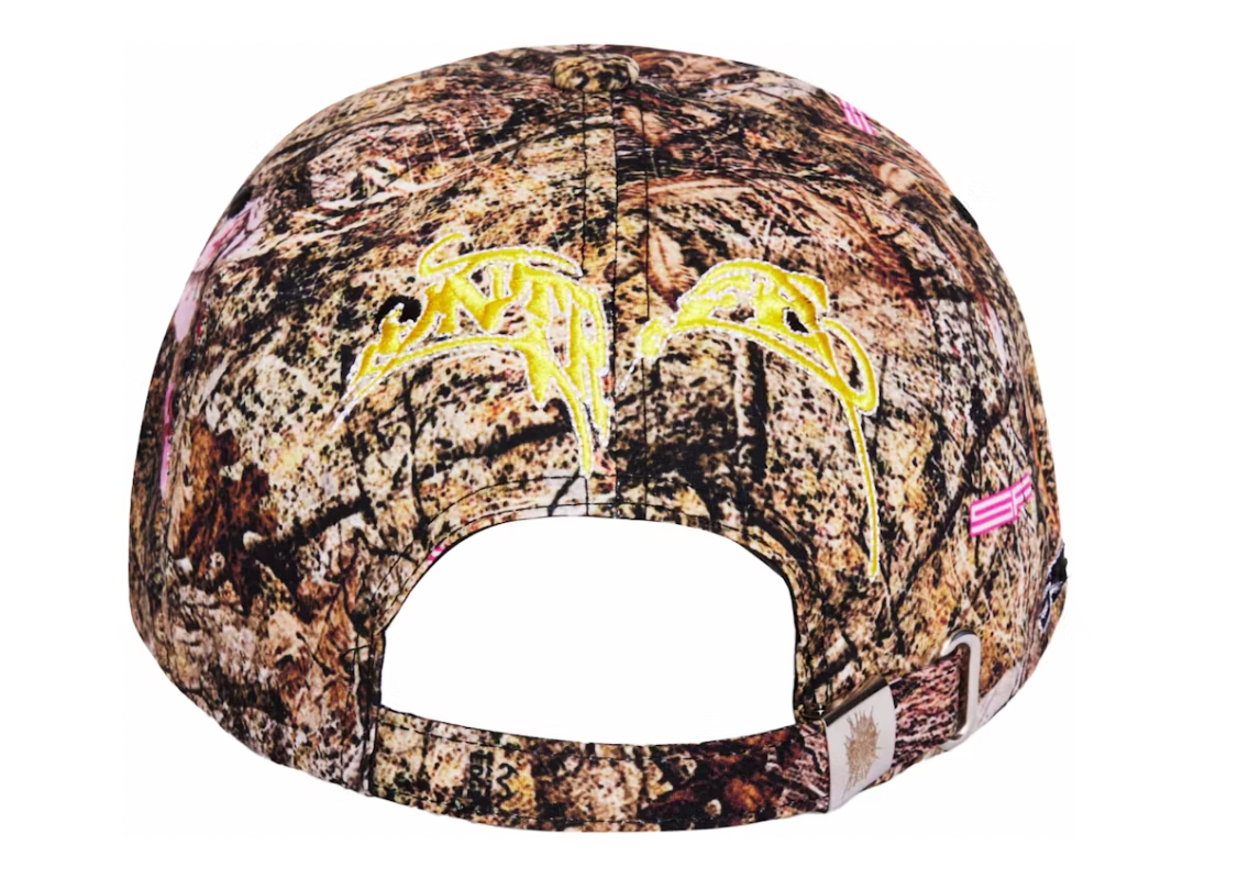 Sp5der Blue Logo Cap Real Tree Camo