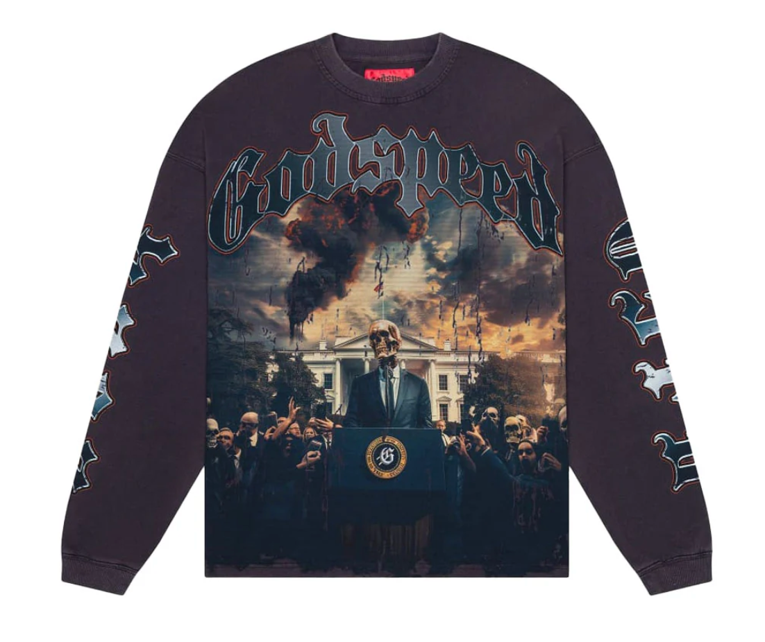 Godspeed V.O.D 2024 Longsleeve Black Wash
