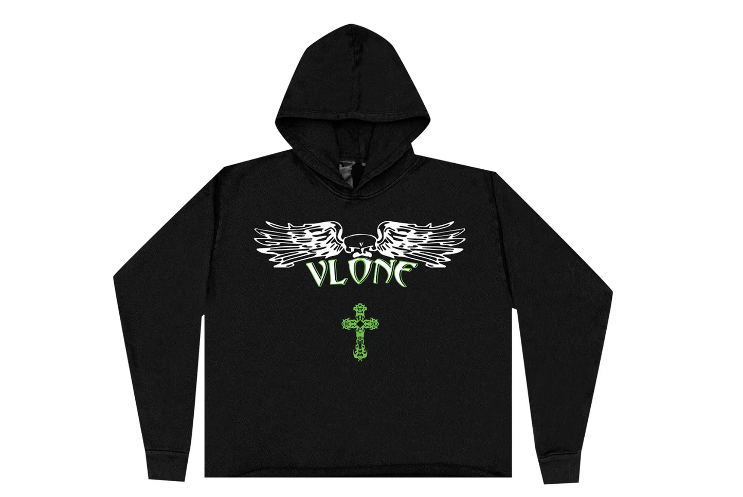 Vlone Support Hoodie Black