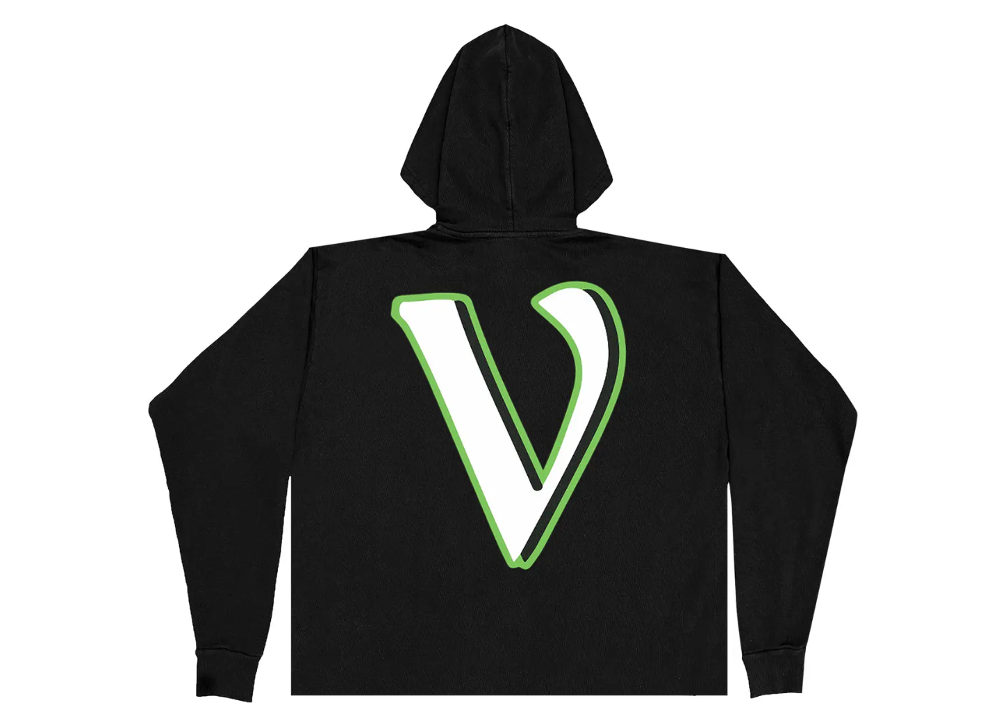 Vlone Support Hoodie Black