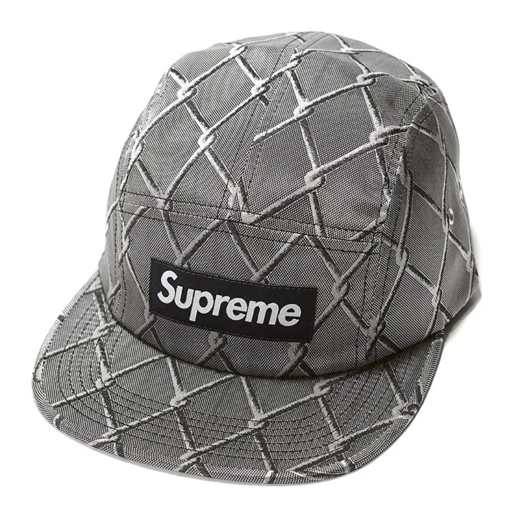 Supreme Chain Link Camp Cap Black FW14