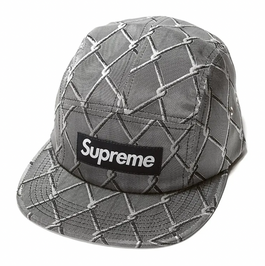 Supreme Chain Link Camp Cap Black FW14