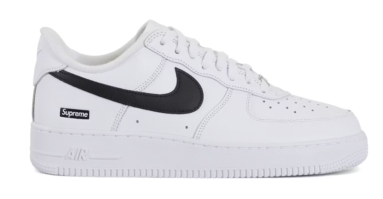Nike Air Force 1 Low Supreme White Black