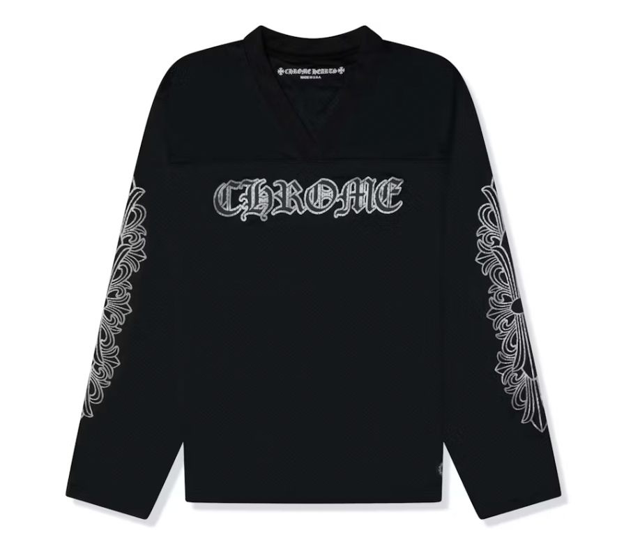 Chrome Hearts Stadium Mesh L/S Jersey Black