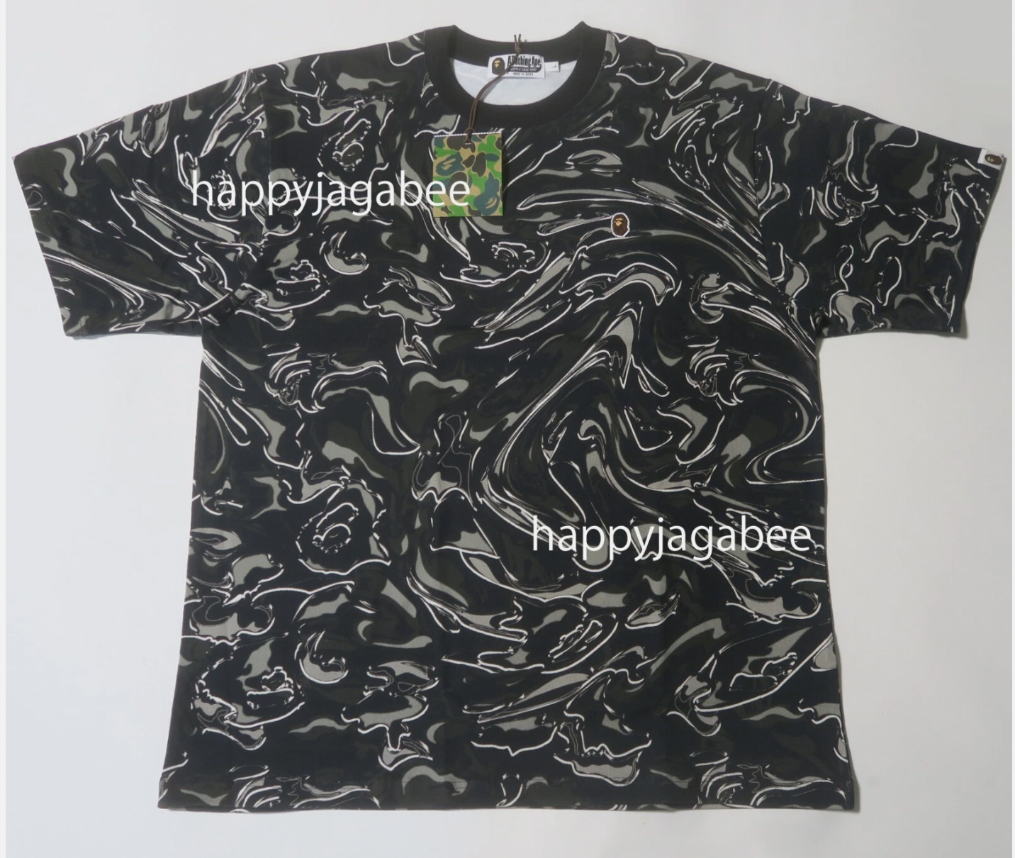 Bape Marbling Camo Tee