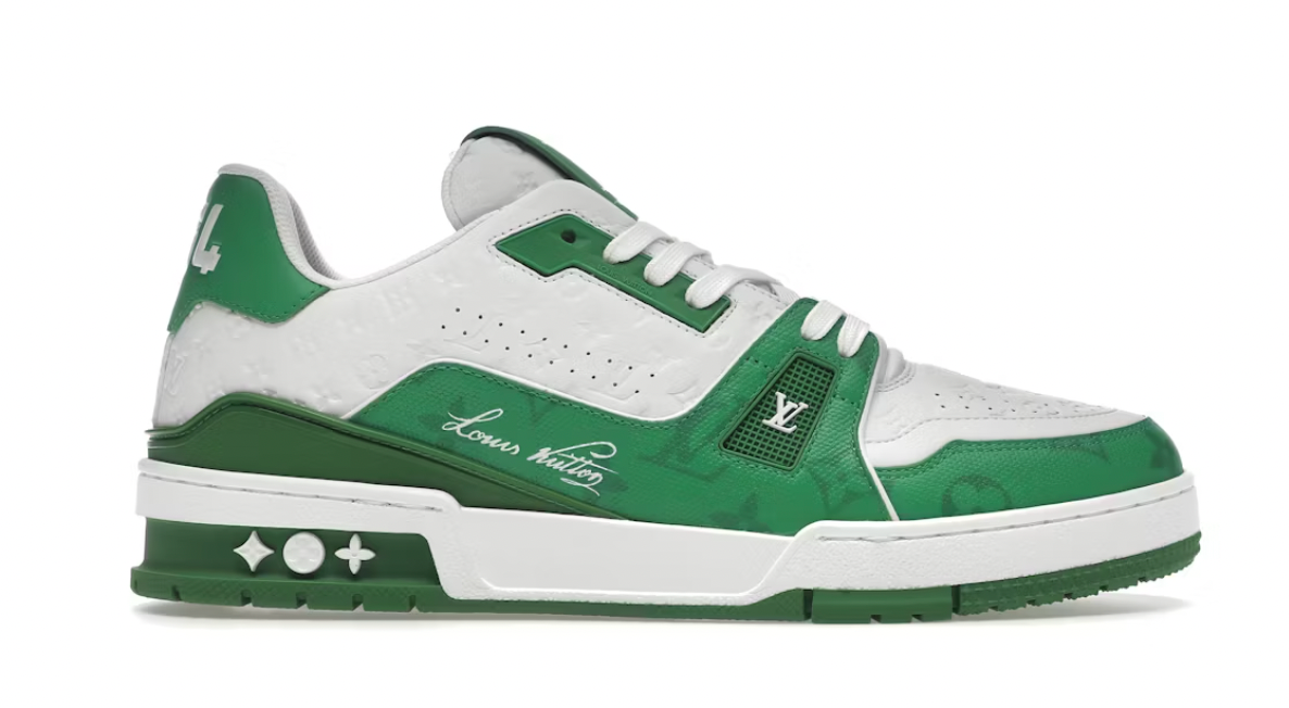 Louis Vuitton Trainer #54 Signature Green White