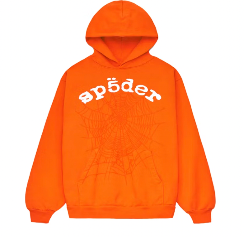 Sp5der Legacy Hoodie Orange