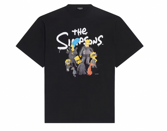 Balenciaga x The Simpsons Oversized T-Shirt Black