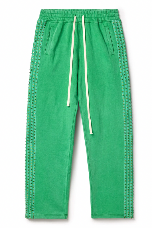 Vale Forever Green Crystal Sweatpants