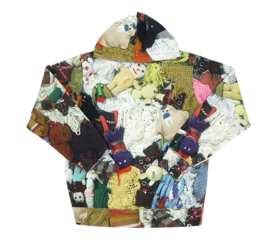 Supreme Mike Kelley More Love Hours Than Can Ever Be Repaid Hooded Sweatshirt Multicolor