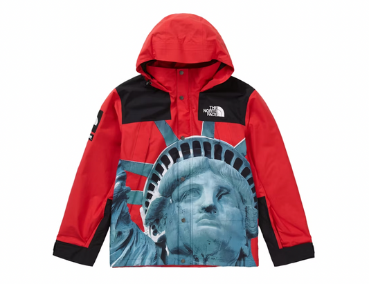Supreme The North Face Statue of Liberty Mountain Jacket Red
