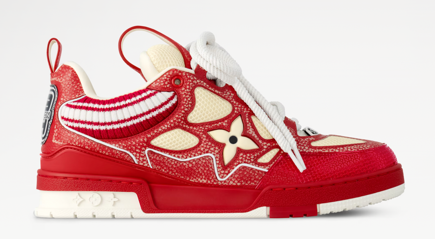 Louis Vuitton LV Skate Sneaker Red White