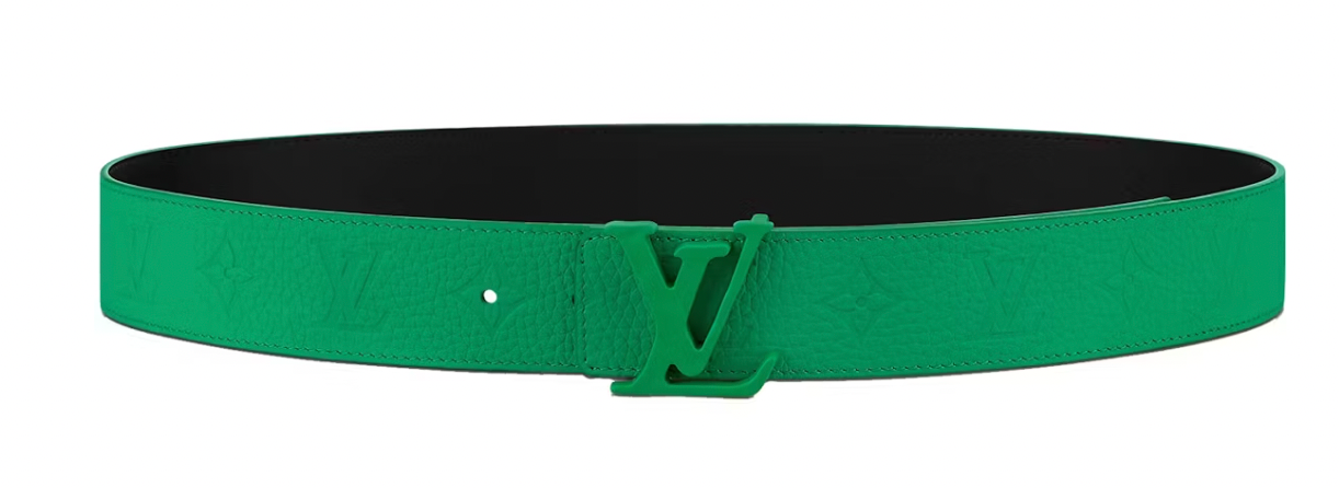 Louis Vuitton LV Shape 40MM Reversible Belt Green