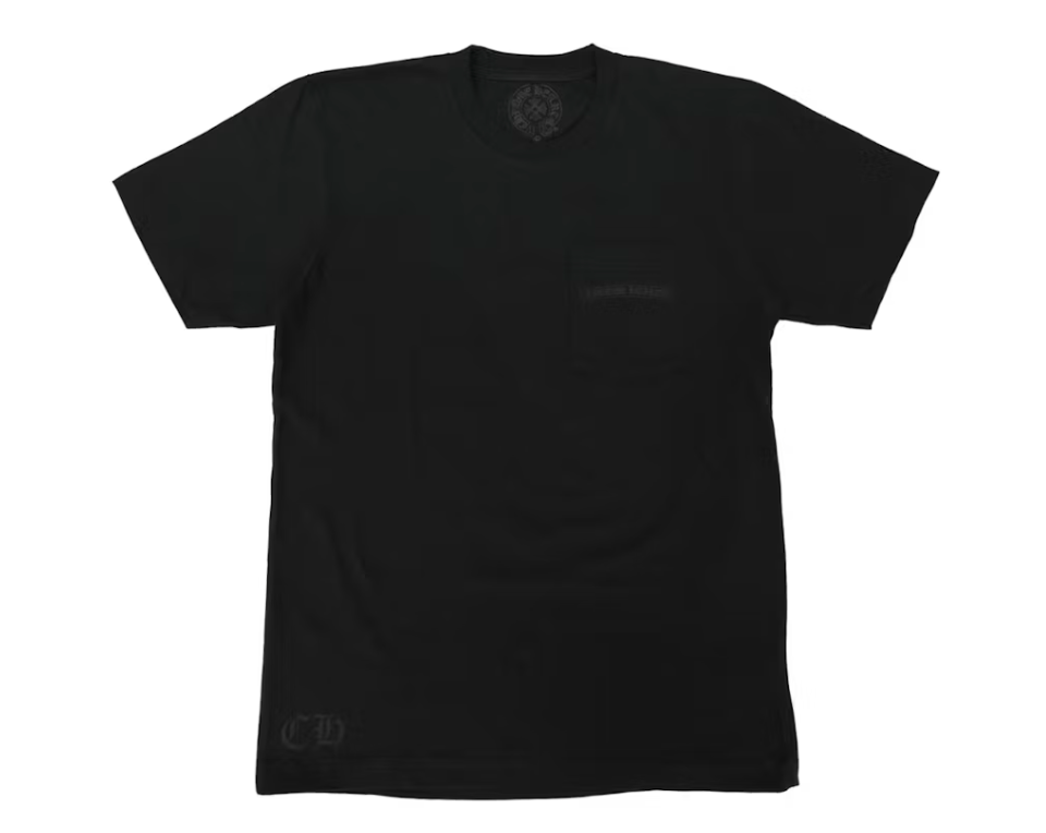 Chrome Hearts Hairy Dagger T-shirt Black Orange