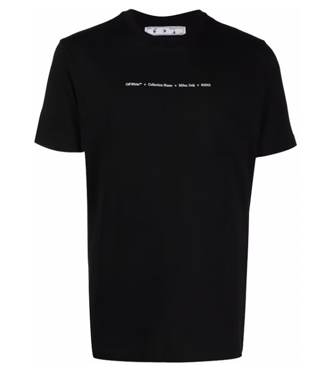 OFF-WHITE Tornado Arrow Slim Fit T-Shirt Black