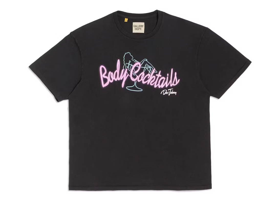 Gallery Dept. Body Cocktails T-Shirt Black