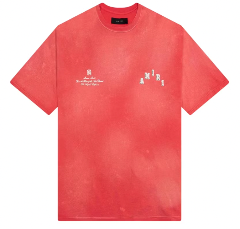 AMIRI Vintage Collegiate T-shirt Red