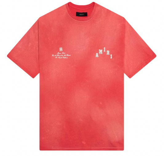 AMIRI Vintage Collegiate T-shirt Red