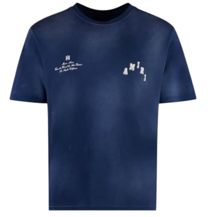 AMIRI Vintage Collegiate T-Shirt Dark Blue