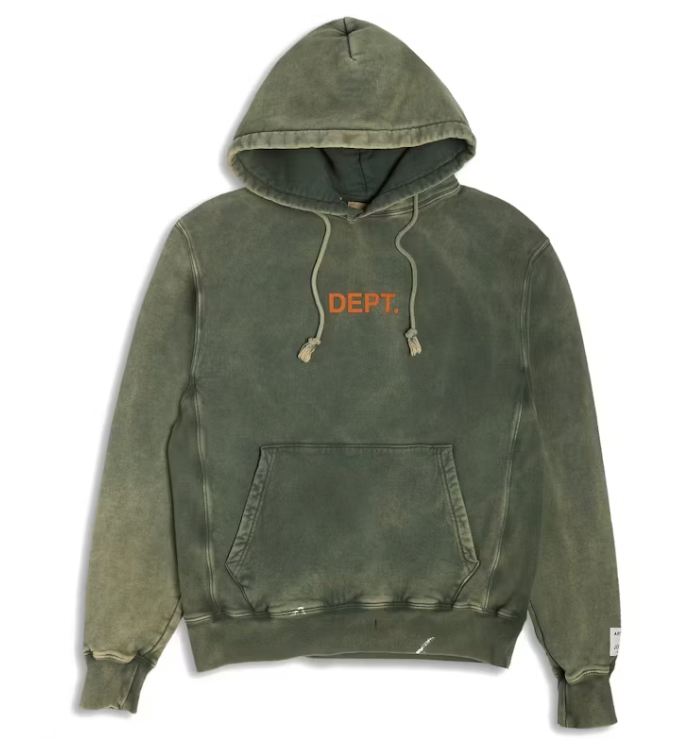 Gallery Dept. Center Logo Hoodie Green