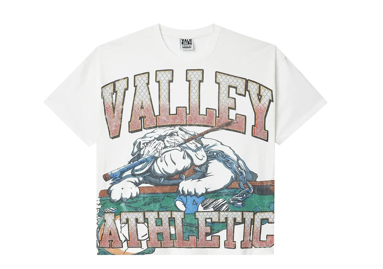Vale Forever Polo Bling Tee White