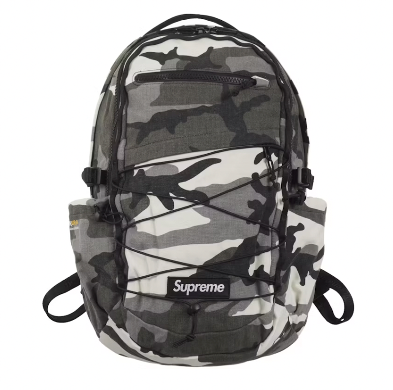 Supreme Logo Backpack (SS25) Snow Camo