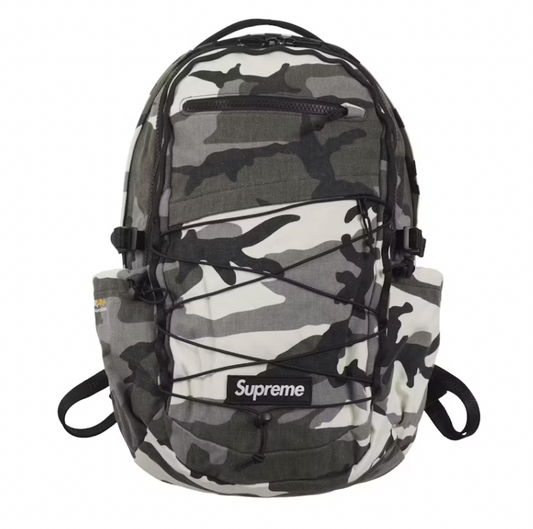 Supreme Logo Backpack (SS25) Snow Camo