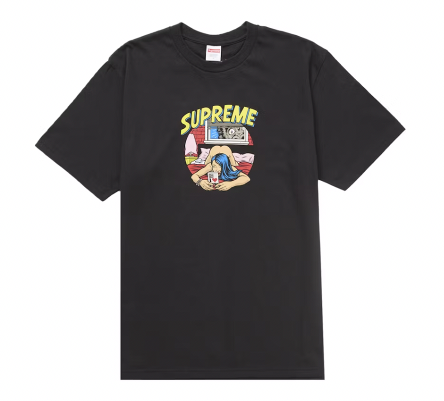 Supreme Bedroom Tee (SS25) Black