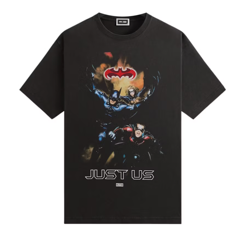 Kith x Batman Just Us Vintage Tee Black