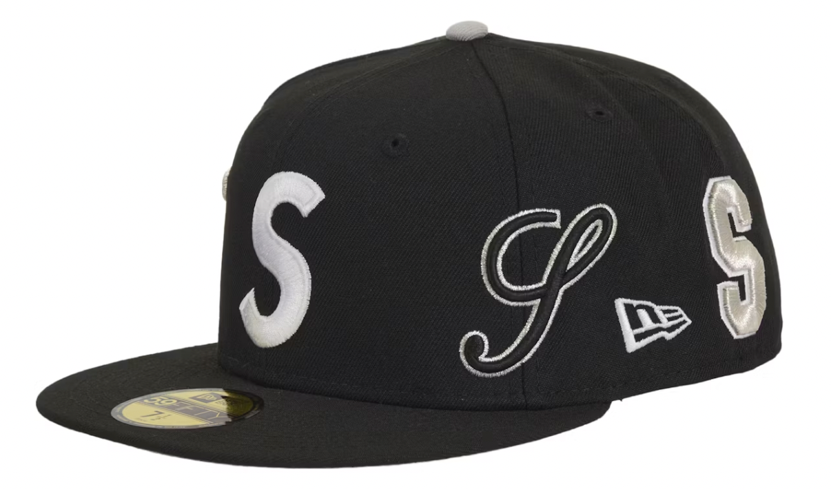 Supreme Multi S Logo New Era 59Fifty Fitted Hat Black