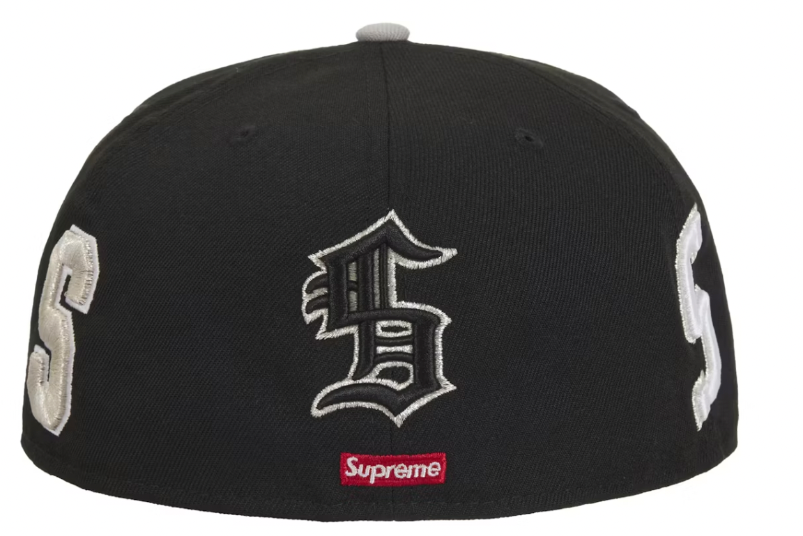 Supreme Multi S Logo New Era 59Fifty Fitted Hat Black