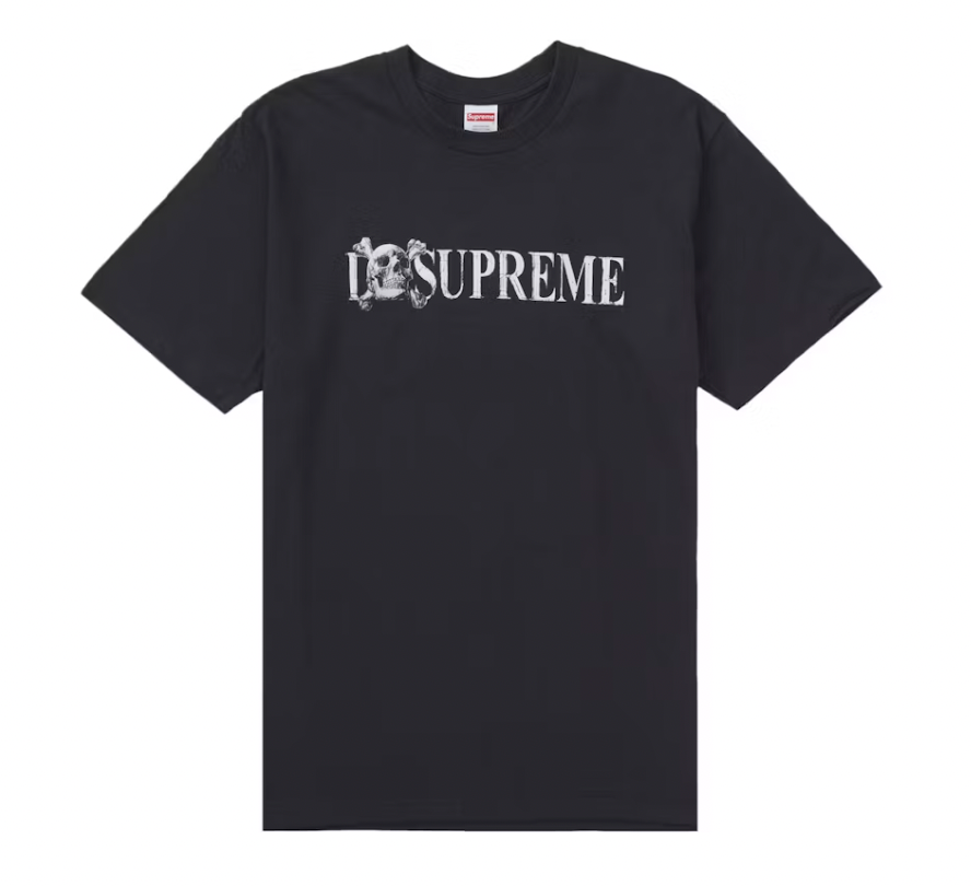 Supreme Skull Tee Black