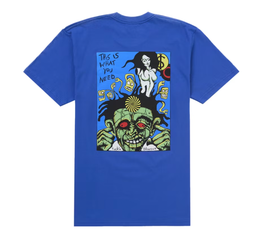 Supreme Fuckin Blowout Tee Royal