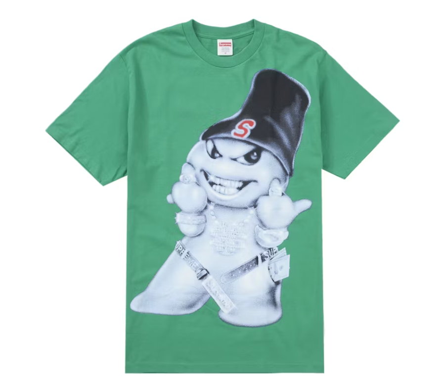 Supreme Snowman Tee Green