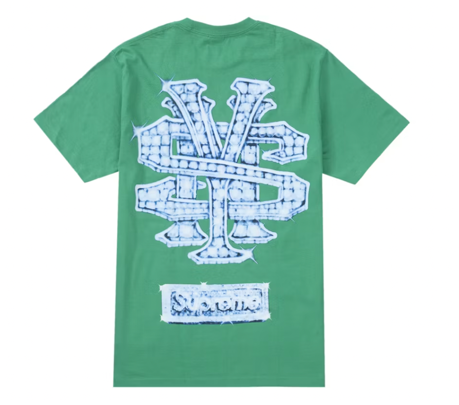 Supreme Snowman Tee Green