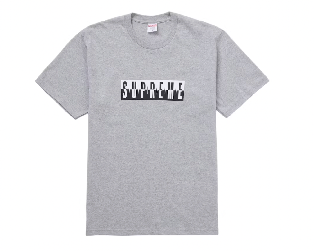Supreme Split Tee (FW25) Heather Grey