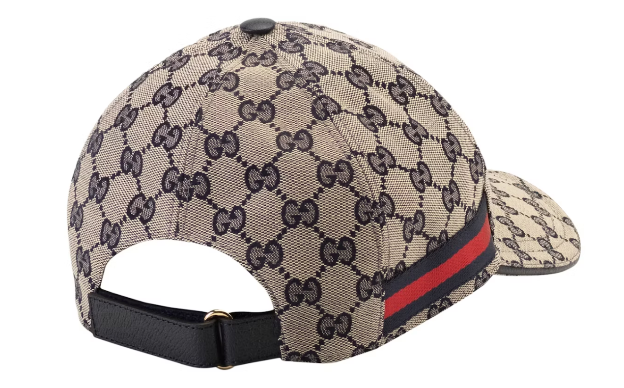 Gucci Original GG Canvas Baseball Hat with Web Beige/Blue