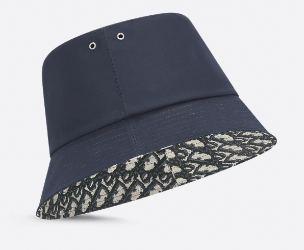 Dior Reversible Teddy D Small Brim Bucket Hat