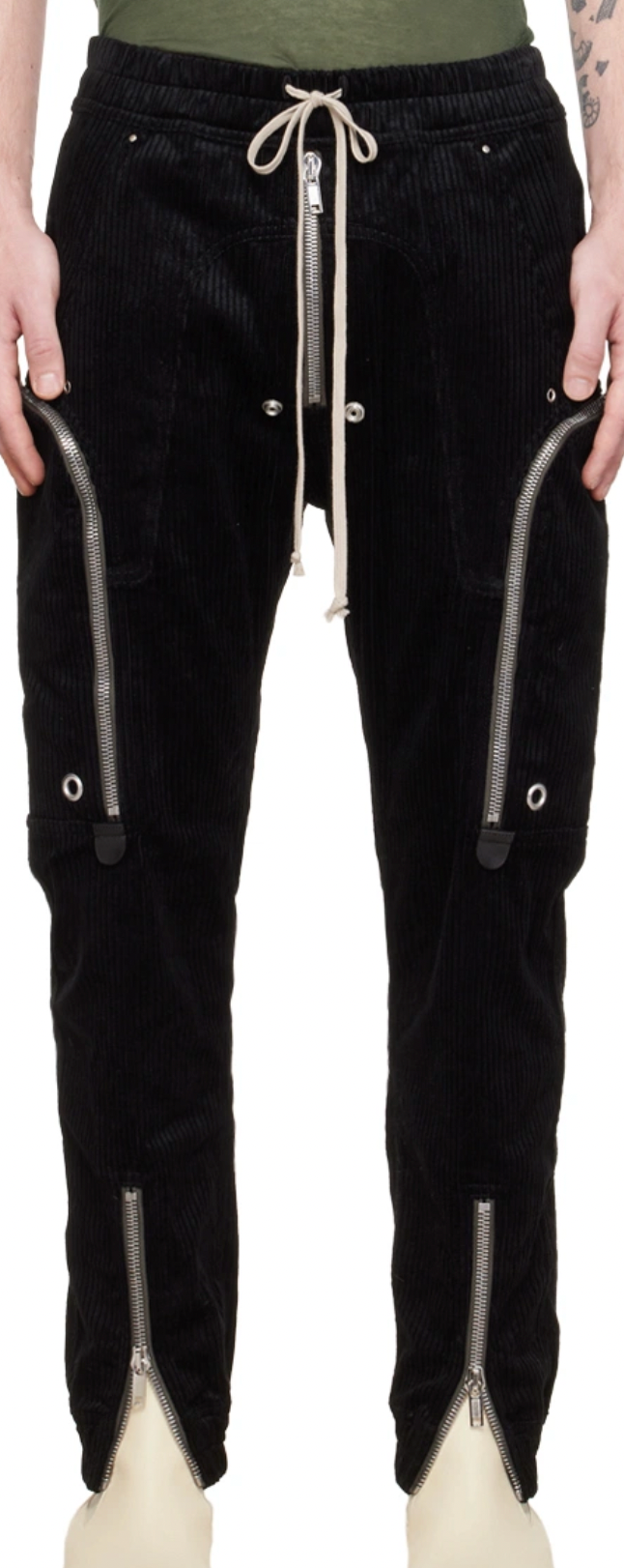 Rick Owens Bauhaus Corduroy Cargo Pants