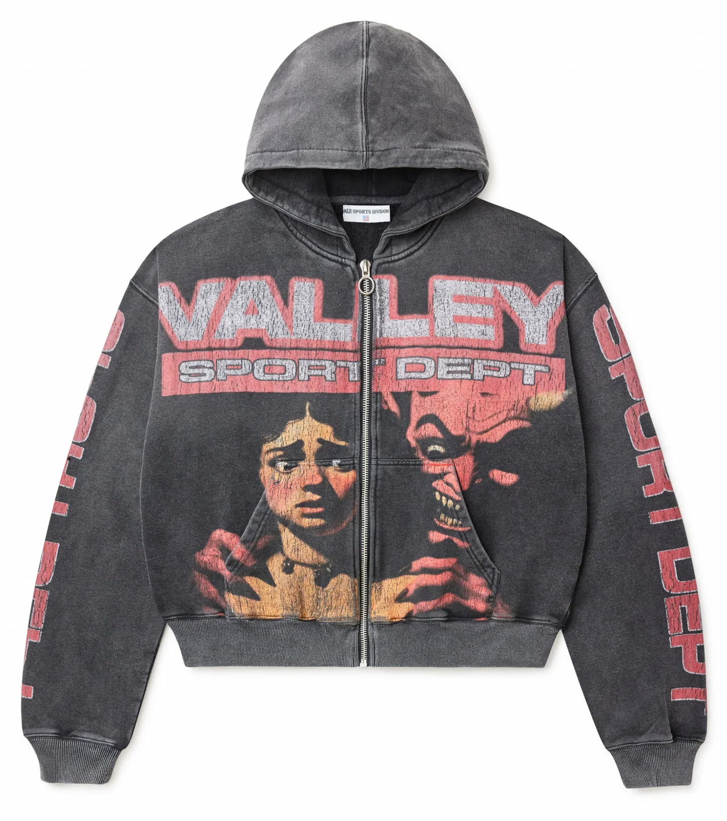 Vale Forever Devils Advocate Zip Up Hoodie Black/Red