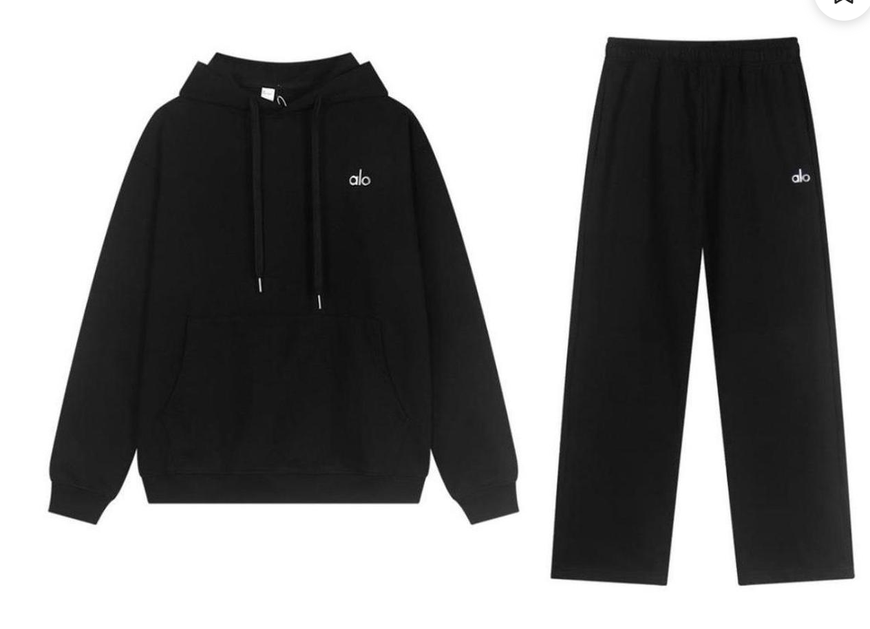 Alo Accolade Sweatsuit Black