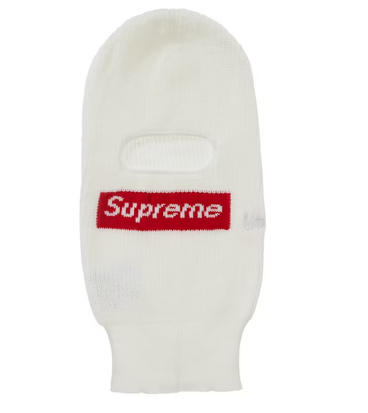Supreme New Era Box Logo Balaclava (FW22) White