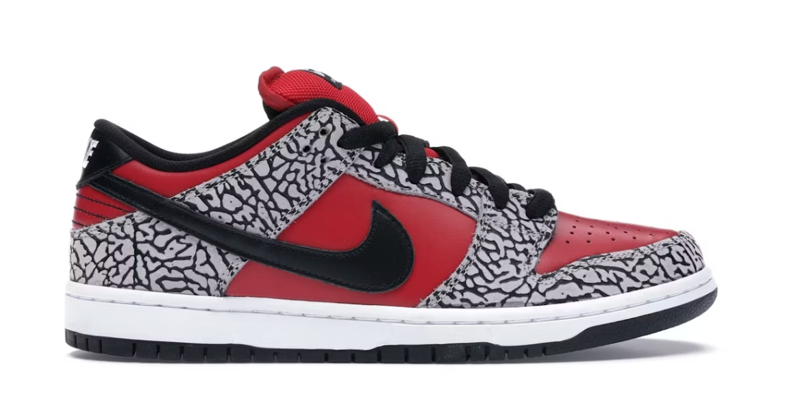 Nike SB Dunk Low Supreme Red Cement (2012)